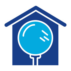 Golf club icon vector image. Can be used for Fathers Day.