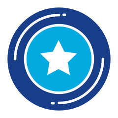 Frisbee icon vector image. Can be used for Fathers Day.