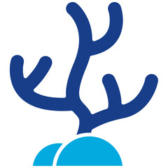 Coral Reef icon vector image. Can be used for Coastline.