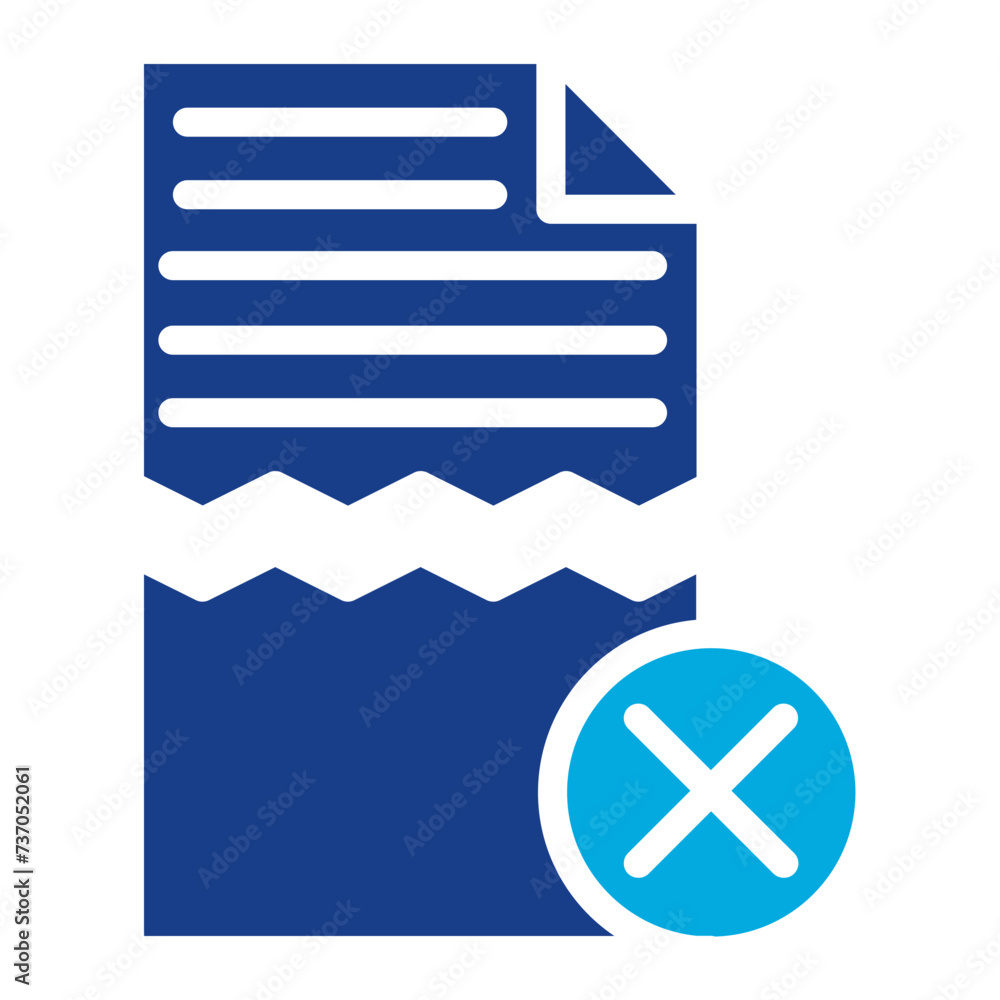 Poster corrupted file icon vector image. can be used for corruption.