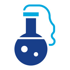 Flask icon vector image. Can be used for Lab.