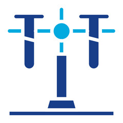 Test Tube icon vector image. Can be used for Lab.