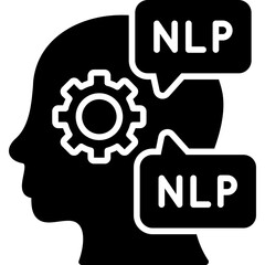 Obraz premium Nlp Icon