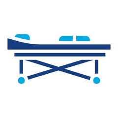 Stretcher icon vector image. Can be used for Rugby.