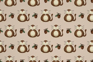 Groundhog Character Background jpeg. for hand drawn.