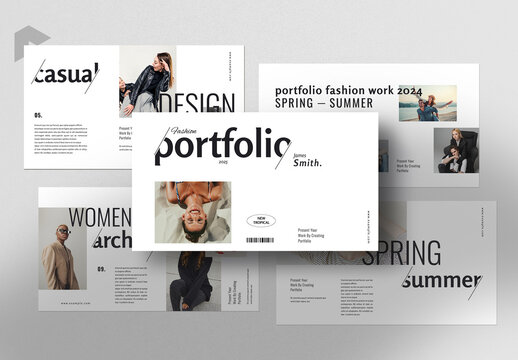 Fashion Portfolio Presentation Layout