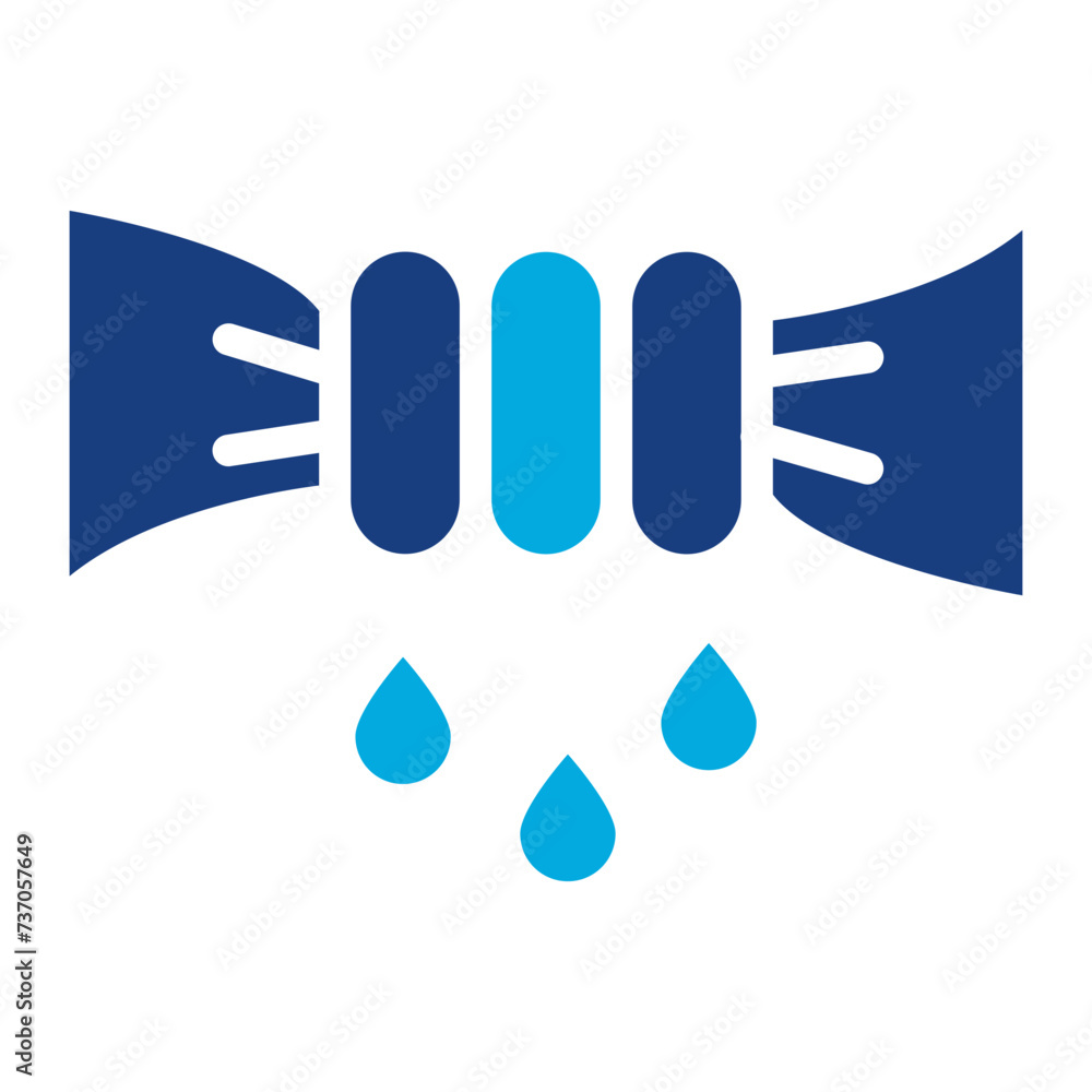 Poster wring icon vector image. can be used for fabric features.