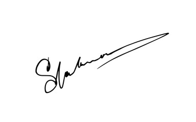Unique invented signatures for business documents, for business, for designs. Vector illustration.