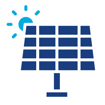 Solar panel icon vector image. Can be used for Manufacturing.
