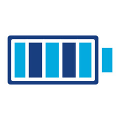 Full Battery icon vector image. Can be used for Battery and Power.