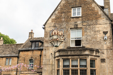 Fototapeta na wymiar The Honey-hued Stone House in Bourton-on-the-Water, Cotswolds