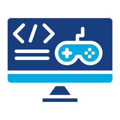 Game Design icon vector image. Can be used for Art and Craft Supplies.