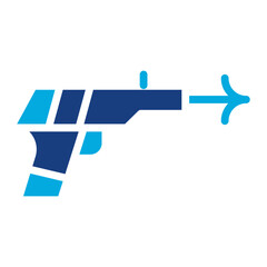 Rifle icon vector image. Can be used for Archery.