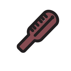 Health Healthcare Hospital Medical Temperature Thermometer Weather Filled Outline Icon