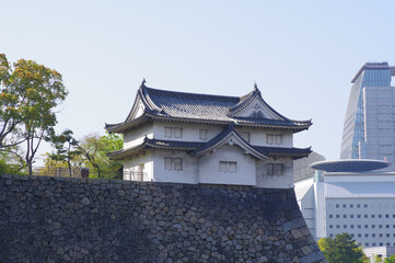 Fototapeta premium 大阪城の櫓