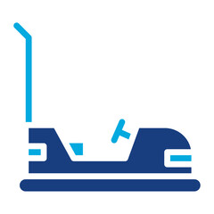 Obraz premium Bumper Cars icon vector image. Can be used for Bowling.