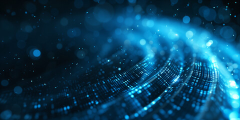 abstract digital wave