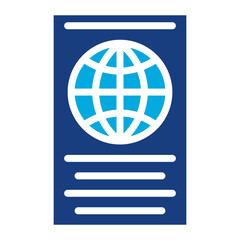 Passport icon vector image. Can be used for Beach Resort.