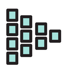 Arrow Arrows Direction Move Next Pointer Right Filled Outline Icon