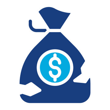 recommend clip art: Broke icon vector image. Can be used for Casino.