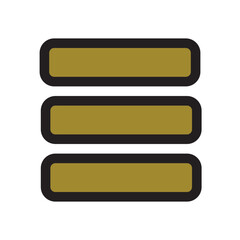 Fototapeta premium Communication List Menu Page Website Filled Outline Icon