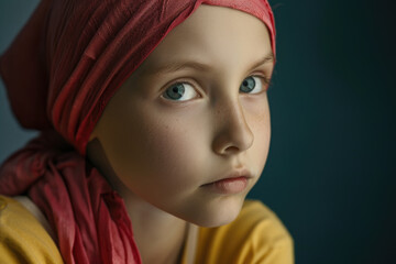 girl with cancer diagnosis