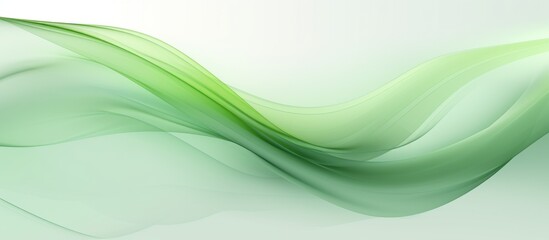 Naklejka premium Abstract organic green wavy background