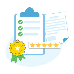 Certified Company Report and Rating illustration