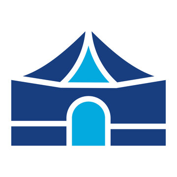 Majlis Tent icon vector image. Can be used for Trekking.