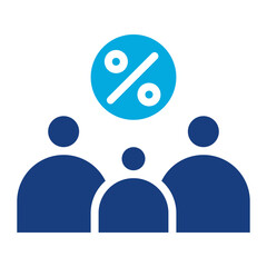 Family Discounts icon vector image. Can be used for Golf.