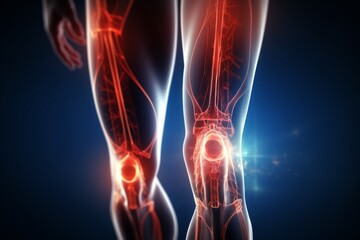 Problem Knee Sport Massage, Painful Leg Joint Problems and Tendon Inflammation