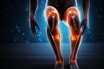 Problem Knee Sport Massage, Painful Leg Joint Problems and Tendon Inflammation