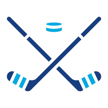 Ice Hockey icon vector image. Can be used for Ski Resort.