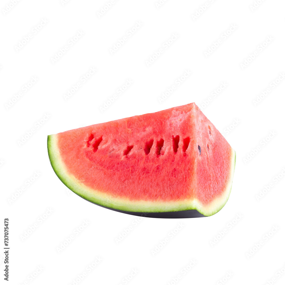 Sticker Watermelon sweet and juicy isolated on alpha background - Stickers