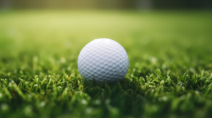 Fototapeta premium Golf, the artistic journey of pursuing the perfect shot
