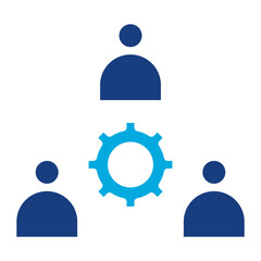Company Meeting icon vector image. Can be used for Crisis Mangement.