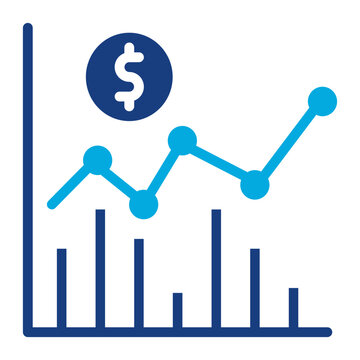 Stock Market icon vector image. Can be used for Crisis Mangement.