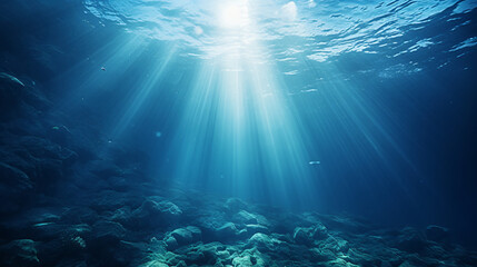 Fototapeta na wymiar Ocean underwater