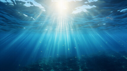 Fototapeta na wymiar Ocean underwater