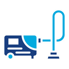 Disinfection Robot icon vector image. Can be used for Cyberpunk.