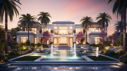 Luxury villa architecture