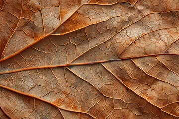 Fiber structure of dry leaves for creative design.