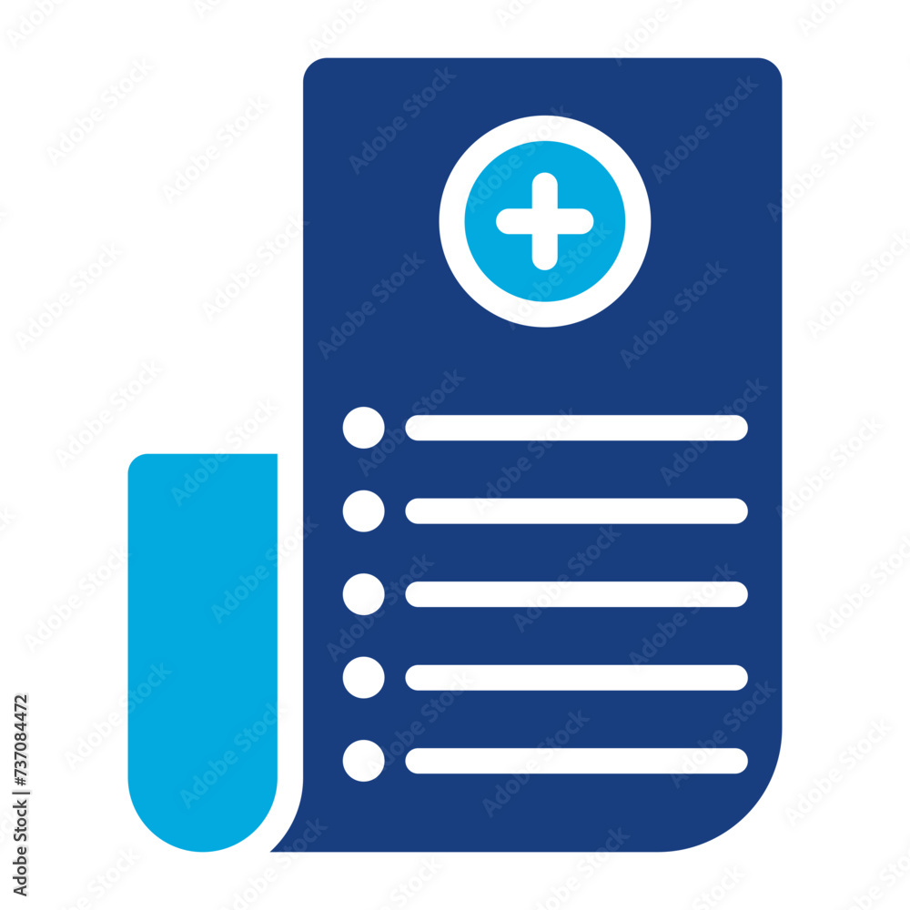 Poster add list icon vector image. can be used for documents and files.