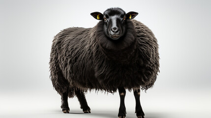 Obraz premium black sheep isolated