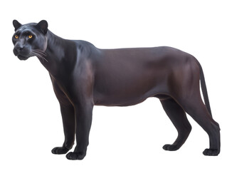 Obraz premium Panther isolated on white background
