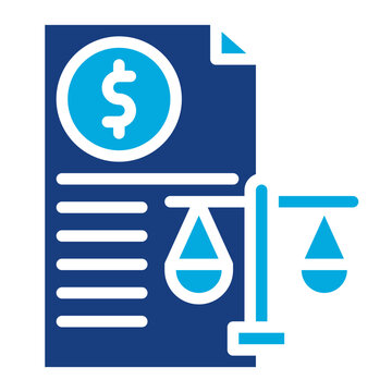 Balance Sheet icon vector image. Can be used for Credit And Loan.