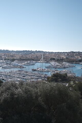 Obraz premium Port d'Antibes Côte d'Azur sud de la France