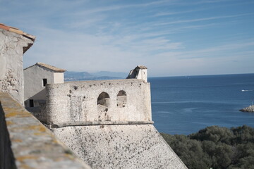 Fototapeta na wymiar Fort Carré Antibes Côte d'Azur