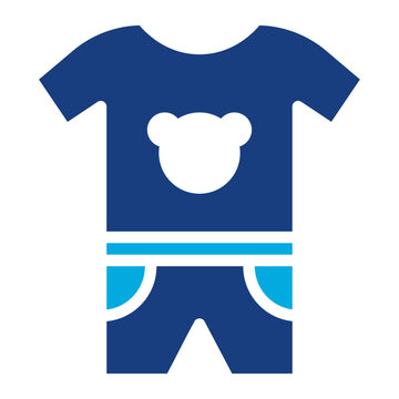 Baby clothes icon vector image. Can be used for Maternity.