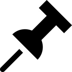 Pin Fill Icon